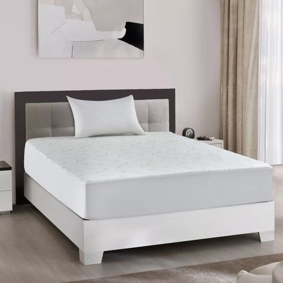 Lux Decor Collection Bamboo Mattress Protector Hypoallergenic Breath Waterproof - Picture 4 of 8